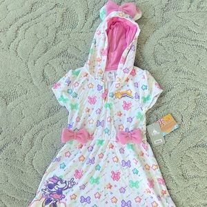 ☀️Disney Store Minnie Mouse Terry Swim Coverup☀️ Size 7/8 Girl’s☀️NWT☀️UPF50+